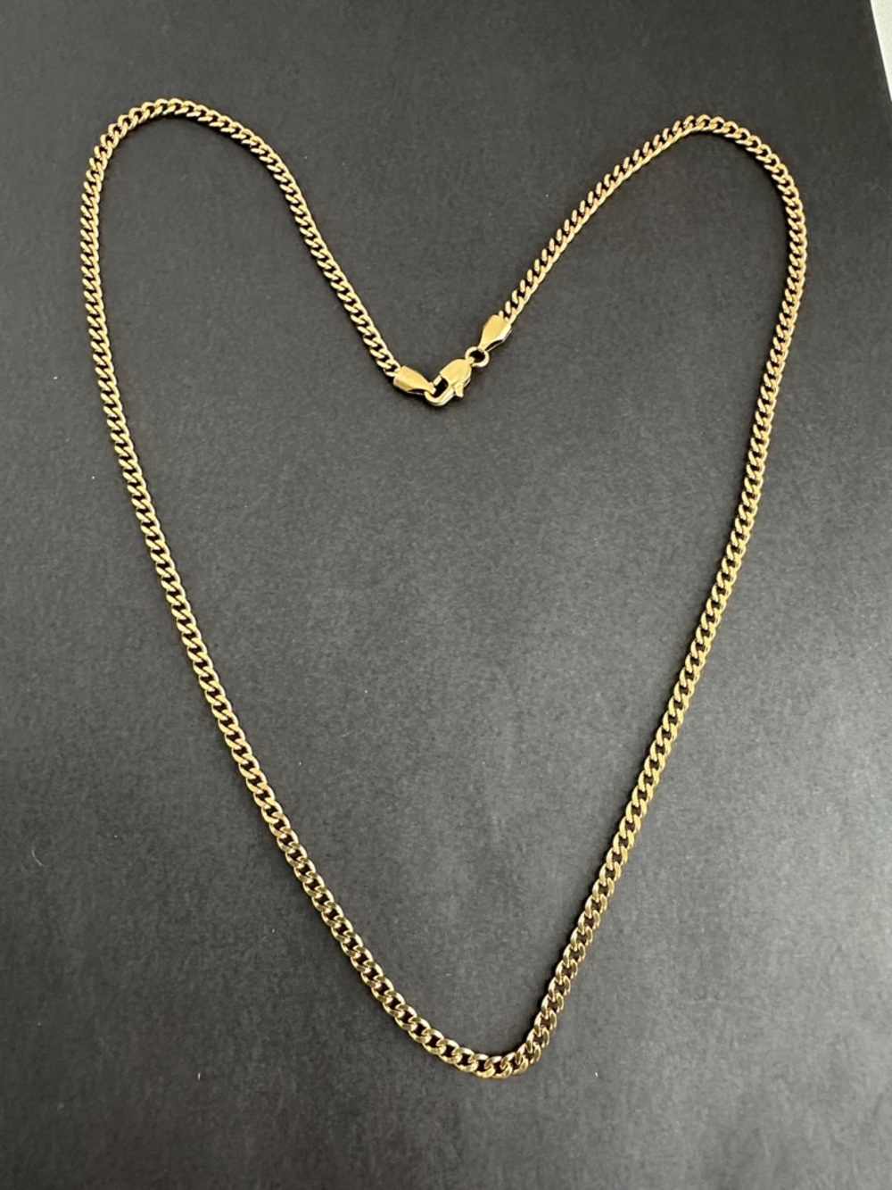 18k Gold PVD Cuban link Chain